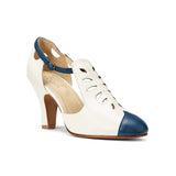 PRE-ORDER Sylvie Vintage Shoes Wide (Blue/Ivory)