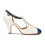 PRE-ORDER Sylvie Vintage Shoes Wide (Blue/Ivory)
