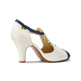 PRE-ORDER Sylvie Vintage Shoes Wide (Blue/Ivory)