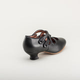 Astoria Edwardian Leather Shoes (Black)