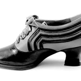 Bernadette Edwardian Oxfords (Ivory/Black)