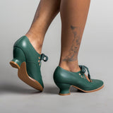 Gibson Edwardian Leather Shoes (Green)